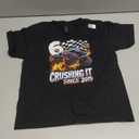 Birthday Monster Truck 6 Year Old Boys 6th Party Born 2019 T-Shirt,S