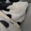 YedsIntu 6 Pcs Washable Guinea Pig Blankets Absorbent Small Animal Fleece Bedding Cage Liners Reusable Pet Pee Pad Sleep Mat Pad Cover for Hamster Ferret Rabbit Chinchilla Hedgehog (24" x 35") (Black)