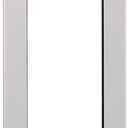 Ideal Pet Products Aluminum Pet Patio Door, Adjustable Height 77-5/8" to 80-3/8", 5" x 7" Flap Size, White, Small/5" X 7" Flap Size