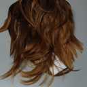 Mens Brown Wig Short Fluffy Natural Hair Synthetic Halloween Cosplay Costume Party Full Wigs