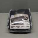 Sectional Couch Covers, Leather Look Sofa Cover L Shape 2PCS Soft Stretch Slipcover for Sectional Sofa, Non Slip Furniture Protector (3 Seat Sofa + 3 Seat Right Chaise, Black)