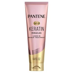 Pantene Keratin Leave-In Conditioner with Argan Oil, Protein Treatment for Dry, Damaged & Color-Treated Hair, Repairs Split Ends & Protects from Damage, Formaldehyde-Free, 8.4 Fl Oz Pantene Keratin Leave-In Conditioner with Argan Oil, Protein Treatment for Dry, Damaged & Color-Treated Hair, Repairs Split Ends & Protects from Damage, Formaldehyde-Free, 8.4 Fl Oz