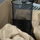 Mind Reader Umbrella Stand, Multi-Purpose Mesh Storage Stand, Organizer for Office and Entryway, Metal Mesh, Black, Single