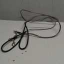 Petbobi Chew Proof Dog Leash - 6FT Metal Cable with Comfortable Padded Handle, Heavy Duty Dog Leashes for Walking Training Jogging, Brown Lead Rope for Large Medium Pets Teething Puppies, 2pcs