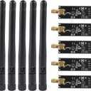5pcs Wireless Transceiver Module 2.4G 1100m NRF24L01+PA+LNA in Antistatic Foam for ArduinoIDE Compatible with Antenna