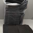50 Pack Black 12 "X 12 "X1" Acoustic Panels Studio Soundproofing Foam Wedge Tiles,