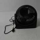 Amazon Basics Air Circulator Fan, Desk Fan for Bedroom, Home and Office, With 90-Degree Tilt Head, 3 Speed Settings, Lightweight (3 LBS), 35 Watts, Black, 11.1"W x 6.3"D x 10.9"H
