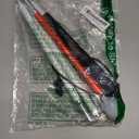 VISIONU Aluminum Mobility Folding White Cane for Vision Impaired and Blind People (Folds Down 6 Sections) (140cm (55 Inch), Black Handle)