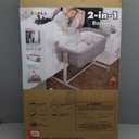 KoolerThings 3 in 1 Baby Bassinet, Bedside Sleeper, & Playpen, Easy Folding Portable Crib (Grey)- KoolaBaby (Bassinet)