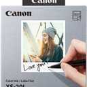 Color Ink and Label Set for Canon SELPHY SQUARE QX10 XS-20L