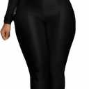 Sexy Two Piece Outfits For Women Off Shoulder Tops Flared Bodycon Pants Sets (Small, Black(no Thin Fabric))