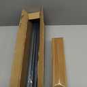 2 Pack Industrial Curtain Rods for Windows 66 to 120 Inches, Blackout Wrap Around Curtain Rod, for Indoor and Outdoor, 5/8 Inch Diameter, 65 to 120 Inches, Black