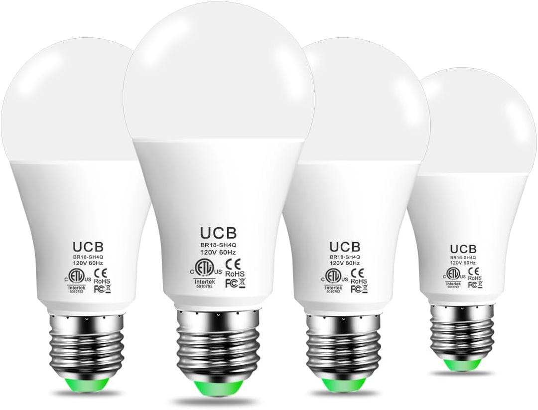 UCB Alexa Light Bulb 130W Equivalent, Smart Light Bulbs Warm White to Daylight Tunable, A19 E26 Bluetooth LED Bulbs Work with Alexa Only for Bedroom Kitchen Living Office No WiFi Required, 4 Pack