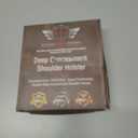 Shoulder Holster for Deep Concealment Underarm Gun Holster for Men and Women, Fits Most Handguns, Black (L - Left Draw)