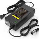 24V 5A 3-Pin Male XLR Connector Battery Charger for Lakematic, Pride Mobility, Jazzy Power Chair, Drive Medical, Golden Technologies, Shoprider, Rascal 200T/500T/301 PC 24BC5000TF-1