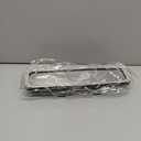 Bling Car Rearview Mirror, Decorations Rear View Mirror with Crystal Rhinestones & Diamonds, Car Interior Trim Accessories, Clip-on & HD Glass, Sparkly Gift for Mother Women Girls (Silver)