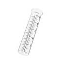 Mateda 5" Capacity Rain Gauge Glass Replacement Tube, Lip Design, Great for Yard Garden Outdoor Home (1 Pack)