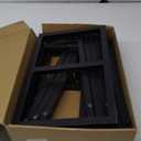 Fomcet 8FT x 8FT Backdrop Stand Heavy Duty with Base, Black Portable Adjustable Pipe and Drape Backdrop Stand Kit, Square Metal Arch Party Frame for Wedding Birthday Parties Banquet Decorations