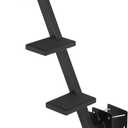 Boat Trailer Steps 4 Step with Anti-Slip Mat & Safety Handrail, Universal Fit Boat Trailer Tongue Steps, Heavy Duty Boat Steps, Easy Installation