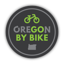 GO BY BIKE Oregon Sticker, 3 Pack