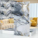 Wall Panels Peel and Stick，PVC Imitation Artificial Marble Tiles Sticker，10 pcs 23.6" L x 11.8" W，Heat-Resistant Backsplash Tile，Ideal for Kitchen Bathrooms Living Rooms Bedrooms