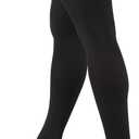 Truform 30-40 mmHg Compression Stockings for Men and Women, Thigh High Length, Dot-Top, Open Toe, Black, Medium