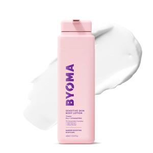 BYOMA Sensitive Body Lotion  For Dry, Irritated Skin  FragranceFree Moisturizer with Colloidal Oat & Shea Butter  Soothes & Relieves Itching  Skin Barrier Support  13.52 fl oz
