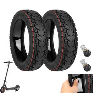 60/70-6.5 Vacuum Tire 10 inch with Built-in Live Glue Repairable for Segway Ninebot Max G30 G30D G30LP G30E Scooters Accessories Self Repairing Non-Slip Shockproof (2 Pack)