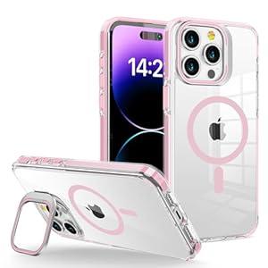 iPhone 13 Pro Case, MagSafe Compatible, Magnetic Kickstand Case for Women