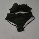 Daci Plus Size Two Piece Swimsuits - Women High Waisted Bikini Tummy Control Bathing Suits Knot Twist Swimwear 2025, 16 W