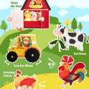 hahaland Busy Book for Toddlers 1-3 - Montessori Toys Busy Board for 1 Year Old Boy Gifts Girl Toys Educational Learning Quiet Activity Books Gifts Toddler Travel Toys for One Year Old Birthday Gift