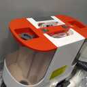 Upholstery Carpet Cleaner, MUJERBAY 12Kpa Portable Spot & Stain Cleaner Shampooer, Move with Universal Wheels & Handle, 1.18-inch Deep Cleaning Machine for Couch, Stairs, White