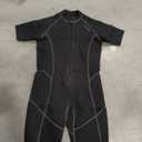 Seaskin Mens 3mm Shorty Wetsuit Womens, Full Body Diving Suit Front Zip Wetsuit for Diving Snorkeling Kayaking Swimming