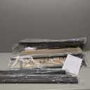 Narrow Console Table with Outlets, 78.7" Sofa Table Narrow Long, L Shaped Behind Couch Entryway Table with Charging Station, for Living Room, Hallway, 3 Assembly Options, Greige