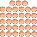 PATIKIL 19mm Plastic Book Binding Discs, 22 Pack Discbound Expansion Discs Plating Round Binder Rings for DIY Notebook Planner, Rose Gold