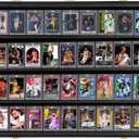 36 Baseball Card Display Case 1 Pack, Graded Sports Card Display Frame Lockable with UV Protection, Large Wall Cabinet for Football Hockey Basketball Trading Cards 1 Pack