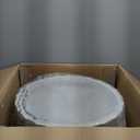 16 Inch Dia Round Magnesium Oxide Tree Pot, Indoor Outdoor Large Plant Pot with Drainage Hole, White Concrete Planter for Olive Tree Bamboo, Antique White