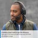 BlueParrott B650-XT Mono Bluetooth Wireless Headphones 96% Noise Canceling Over Head Trucker Headset with Mic, 100% Voice Control, IP54-Rated Protection, Active Noise Cancellation, 36 hrs. Talk Time
