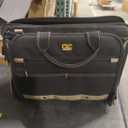 Custom Leathercraft1539 Multi-Compartment 50 Pocket Tool Bag