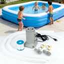 Small Pool Pump and Filter Kit, Powerful 530 GHP Above Ground Pool Filter Pump Quickly and Cleanliness of Your Pool Water, Pool Pumps for Above Ground Pools