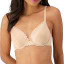 Maidenform Women's Comfort Devotion T-Shirt Bra, Underwire Bra, Full Coverage Bras for Women (34B, Almond)