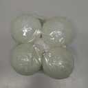 LECHONG 4-Pack 3.5” Glow Squeaky Dog Balls, Bouncy Glow in The Dark Dog Ball with Squeaker, Durable Dog Rubber Ball Toys Glowing Fetch Balls for Medium Large Dogs Nighttime Playing Indoors & Outdoors