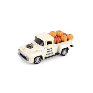 Coffee Decor for Coffee Bar Metal Truck with Coffee Beans Burlap Sack for Farmhouse Kitchen Decor Coffee Station Home Coffee Bar Accessories Vintage Pickup Coffee Shop Decor (Black)