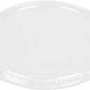 Restaurantware LIDS ONLY: Lids For 4 Ounce Disposable Bowls 100 Plastic Lids For Appetizer Cups - Containers Sold Separately Sturdy Clear Plastic Lids For Mini Dessert Cups Secure Fit