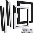 1 Set RV AC Gasket, 14x14 Inch Universal RV Roof Air Conditioner Gasket and Seal Kit, RV Air Conditioner Repair Replacement Includes Self-Adhesive Picture Frame Gasket and Leveling Pads (1)