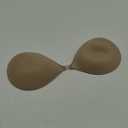 Strapless Sticky Bra Invisible Sticky Boobs Silicone Adhesive Bra Backless Pushup Lift Bra Beige D
