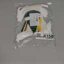 GCQQ 40Ft Yellow White Green Banner Decorations 42Pcs Pennant Banner Flags Cloth Triangle Banners Spring Summer Banners for Masters Golf Decor, Birthday, Wedding, Tea Party Outdoor Decor