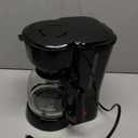 BLACK+DECKER 12-Cup Coffee Maker with Easy On/Off Switch, Easy Pour, Non-Drip Carafe with Removable Filter Basket, Vortex Technology, Black