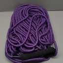 NTR Long Leash, 150FT Extra Long Leash for Large Breed Dog with Swivel Lockable Hook, Purple Heavy Duty Dog Lead for Walking, Hunting, Camping, Backyard (150ft*3/8")