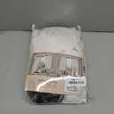 Memory Trained Pinch Pleated Curtains 63 Inches Long, Viral Linen Pinch Pleat Sheer Curtains with Ring Hooks&Clips for Track System Living Room, Natural Light Filtering Privacy Curtain 2 Panel Set